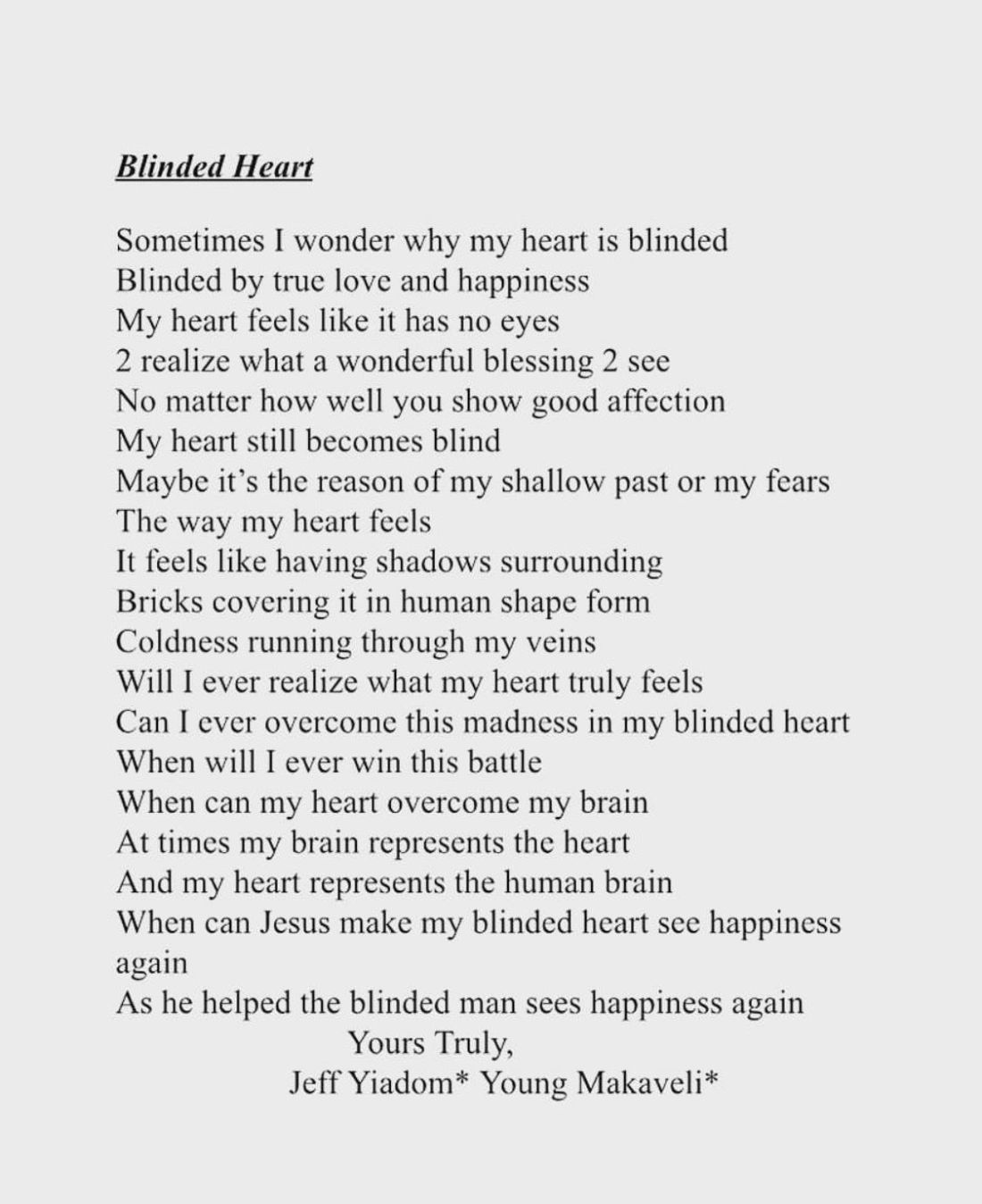 blinded heart 2